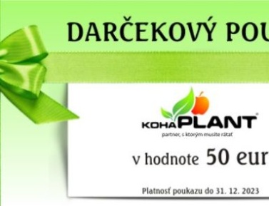 DARČEKOVÝ POUKAZ V HODNOTE 50 EUR